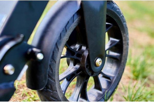 Wheel from close view