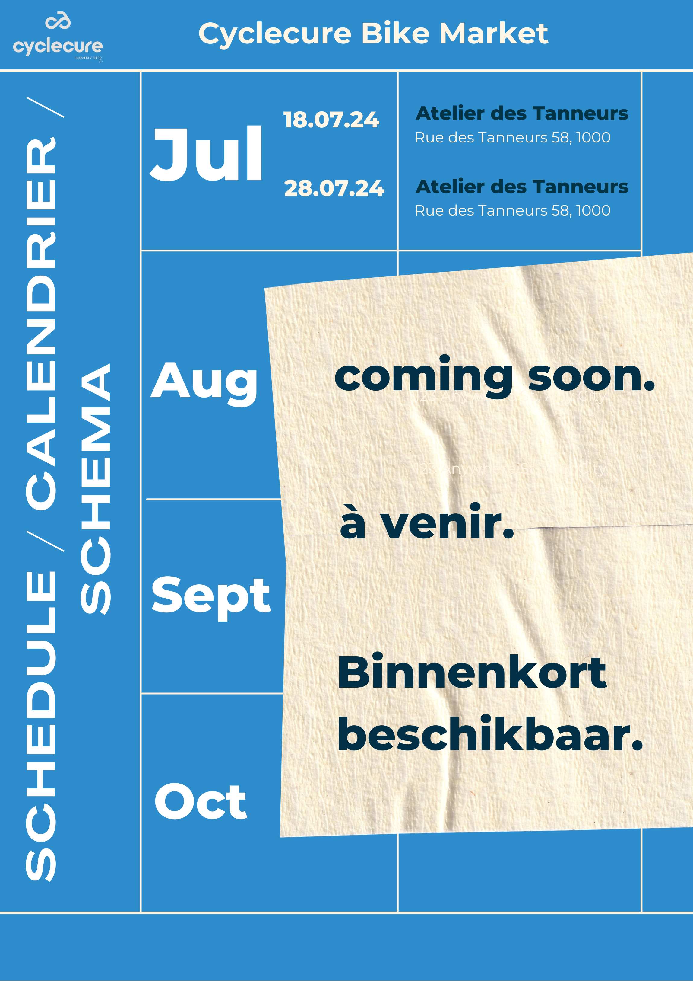 Yellow and White Bold Festive Geometric Event Schedule Poster (2)